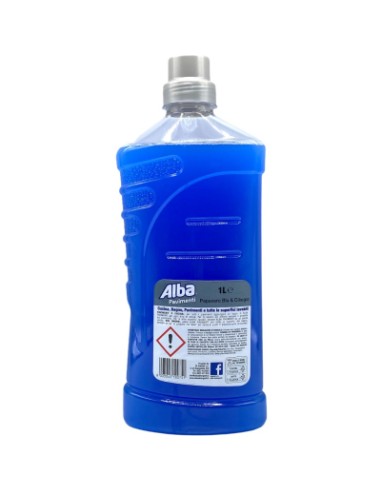 alba pavimenti detergente liquido - 1 litro - papavero blu & ciliegio: tuttocasashop.live: pulizia e cura della casa