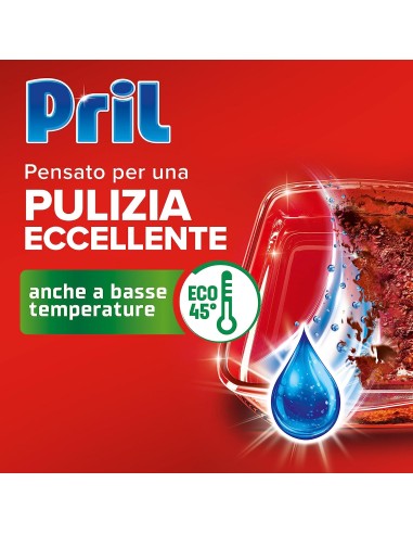 pril tutto in 1 gel detergente lavastoviglie - 35 lavaggi - 630ml - classico: tuttocasashop.live: pulizia e cura della casa