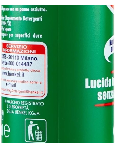 sidol lucida metalli universale - 150ml - per tutti i tipi di metallo: tuttocasashop.live: pulizia e cura della casa