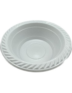 25 ciotole in plastica riutilizzabili - 500cc - diametro 17cm - bianco: tuttocasashop.live: carta & monouso