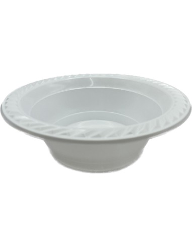 25 ciotole in plastica riutilizzabili - 500cc - diametro 17cm - bianco: tuttocasashop.live: carta & monouso