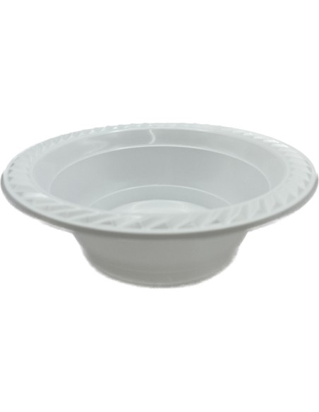 25 ciotole in plastica riutilizzabili - 500cc - diametro 17cm - bianco: tuttocasashop.live: carta & monouso