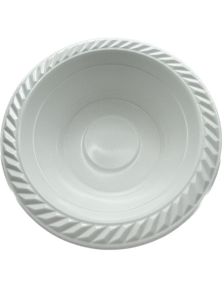 25 ciotole in plastica riutilizzabili - 500cc - diametro 17cm - bianco: tuttocasashop.live: carta & monouso