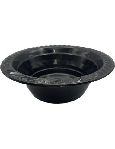 25 ciotole in plastica riutilizzabili - 500cc - diametro 17cm - nero: tuttocasashop.live: carta & monouso