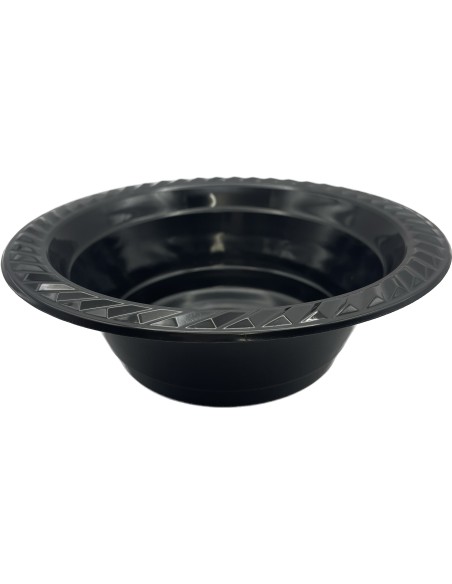 25 ciotole in plastica riutilizzabili - 500cc - diametro 17cm - nero: tuttocasashop.live: carta & monouso