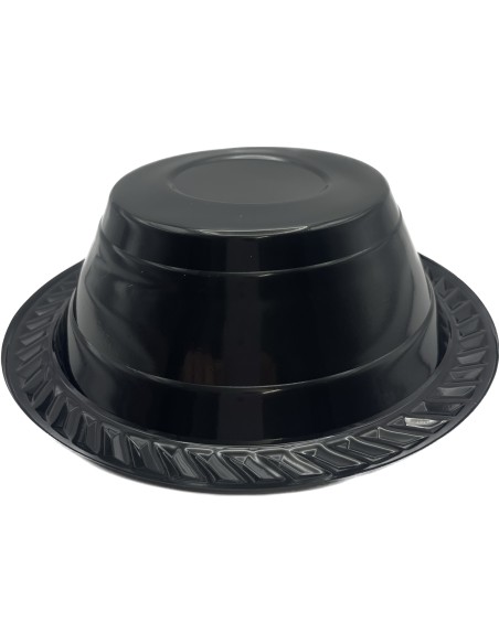 25 ciotole in plastica riutilizzabili - 500cc - diametro 17cm - nero: tuttocasashop.live: carta & monouso
