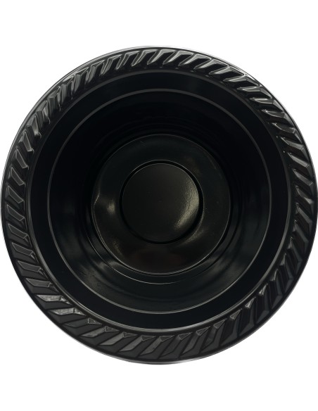 25 ciotole in plastica riutilizzabili - 500cc - diametro 17cm - nero: tuttocasashop.live: carta & monouso