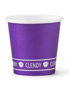 clendy bicchieri caffe' monouso in carta da 75ml - 50 pezzi - viola: tuttocasashop.live: carta & monouso