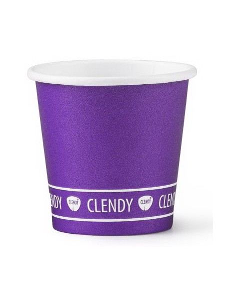 clendy bicchieri caffe' monouso in carta da 75ml - 50 pezzi - viola: tuttocasashop.live: carta & monouso