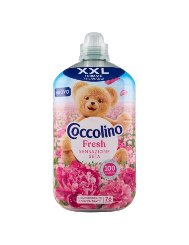 coccolino ammorbidente concentrato - xxl 76 lavaggi 1750ml - seta: tuttocasashop.live: prodotti per bucato e tessuti