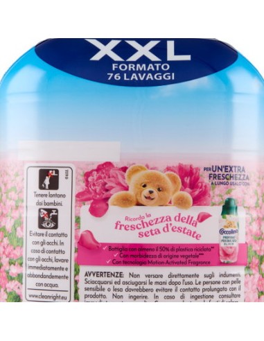 coccolino ammorbidente concentrato - xxl 76 lavaggi 1750ml - seta: tuttocasashop.live: prodotti per bucato e tessuti