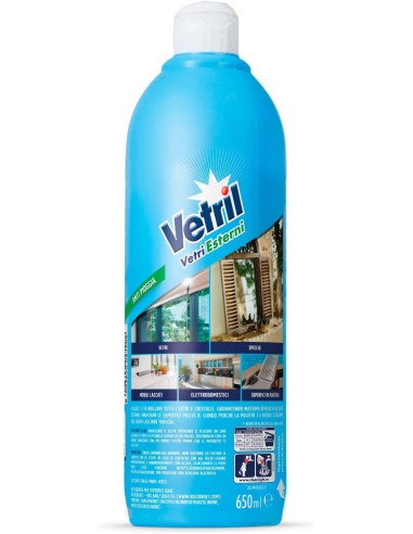 vetril vetri 650ml - vetri esterni anti pioggia con scudo anti goccia: tuttocasashop.live: pulizia e cura della casa