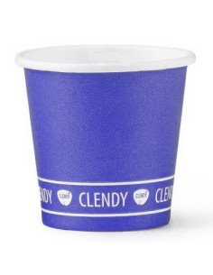 clendy bicchieri caffe' monouso in carta da 75ml - 50 pezzi - blu: tuttocasashop.live: carta & monouso