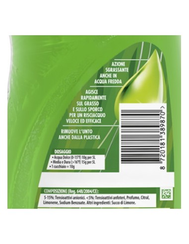svelto detersivo per piatti e stoviglie - 980ml - limone: tuttocasashop.live: pulizia e cura della casa