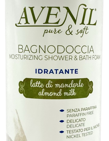 avenil doccia & bagnoschiuma - 400ml - delicato - latte & avena: tuttocasashop.live: igiene e cura della persona