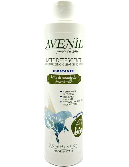 avenil latte detergente viso - 250ml - idratante - latte di mandorle: tuttocasashop.live: igiene e cura della persona