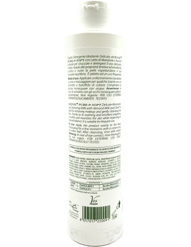 avenil latte detergente viso - 250ml - idratante - latte di mandorle: tuttocasashop.live: igiene e cura della persona