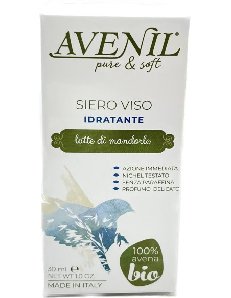 avenil siero viso - 30ml - idratante azione immediata - latte di mandorle: tuttocasashop.live: igiene e cura della persona