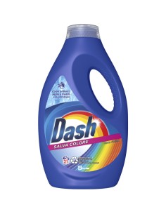 dash detersivo lavatrice liquido 21 lavaggi 1050ml - salva colore: tuttocasashop.live: prodotti per bucato e tessuti