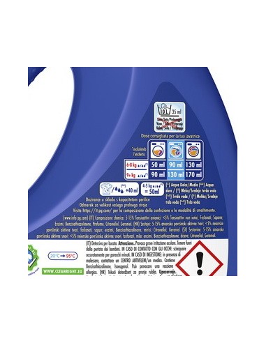 dash detersivo lavatrice liquido 21 lavaggi 1050ml - salva colore: tuttocasashop.live: prodotti per bucato e tessuti