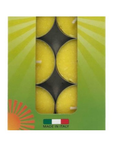 dea tealights - 10 candele alla citronella - allontanano le zanzare: tuttocasashop.live: pulizia e cura della casa