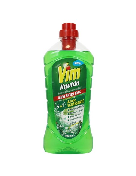 vim detergente liquido per pavimenti - 1 litro - classico - pino: tuttocasashop.live: pulizia e cura della casa