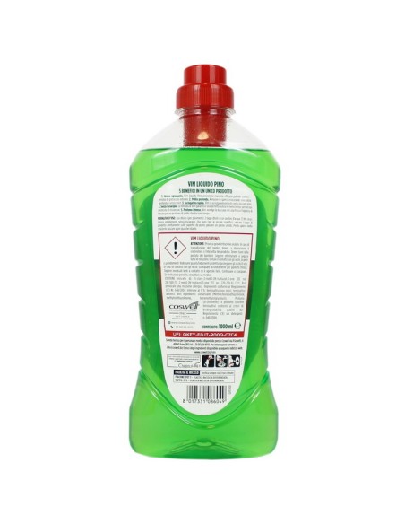 vim detergente liquido per pavimenti - 1 litro - classico - pino: tuttocasashop.live: pulizia e cura della casa