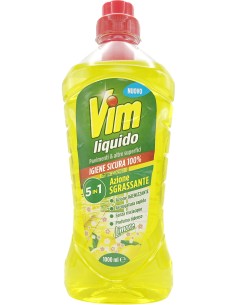 vim detergente liquido per pavimenti - 1 litro - limone: tuttocasashop.live: pulizia e cura della casa