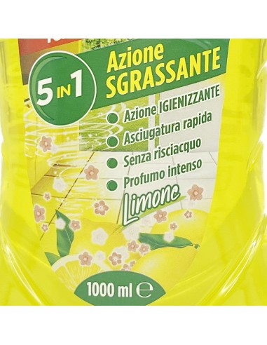 vim detergente liquido per pavimenti - 1 litro - limone: tuttocasashop.live: pulizia e cura della casa