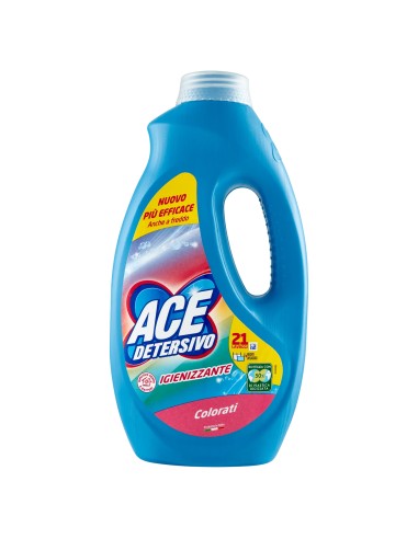 ace detersivo lavatrice liquido - 21 lavaggi - 1050ml - colore: tuttocasashop.live: prodotti per bucato e tessuti