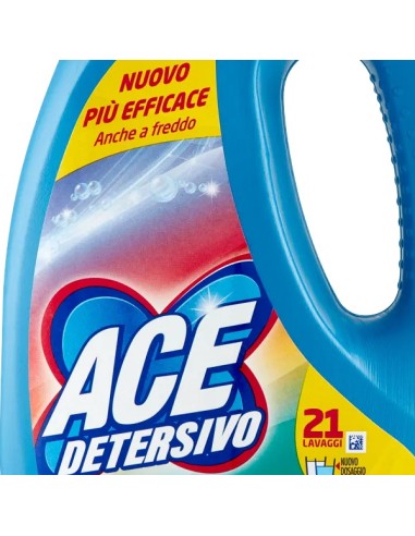ace detersivo lavatrice liquido - 21 lavaggi - 1050ml - colore: tuttocasashop.live: prodotti per bucato e tessuti