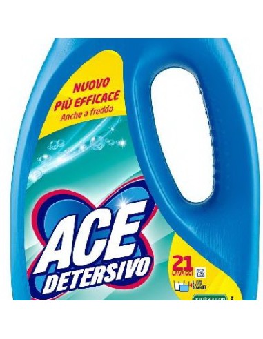 ace detersivo lavatrice liquido - 21 lavaggi - 1050ml - talco & muschio: tuttocasashop.live: prodotti per bucato e tessuti