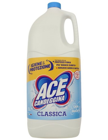 ace candeggina casa e bucato - 5 litri - classica: tuttocasashop.live: prodotti per bucato e tessuti