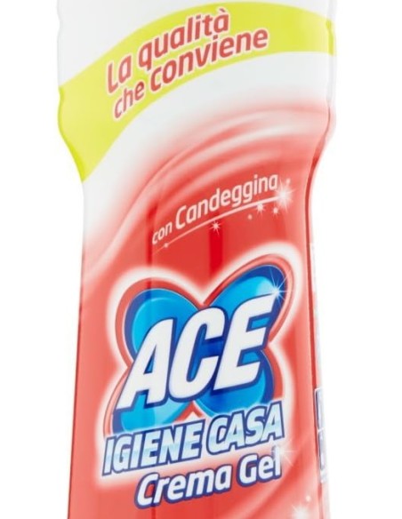 ace igiene casa crema gel 500ml - protezione per la casa con candeggina: tuttocasashop.live: pulizia e cura della casa
