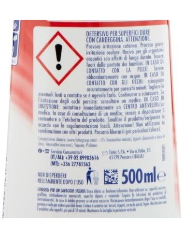 ace igiene casa crema gel 500ml - protezione per la casa con candeggina: tuttocasashop.live: pulizia e cura della casa