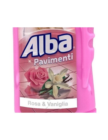 alba pavimenti detergente liquido - 1 litro - rosa e vaniglia: tuttocasashop.live: pulizia e cura della casa