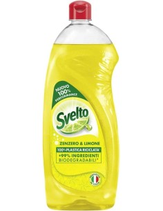 svelto detersivo per piatti e stoviglie - 930ml - zenzero e limone: tuttocasashop.live: pulizia e cura della casa