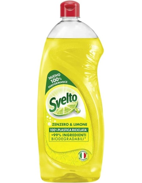 svelto detersivo per piatti e stoviglie - 930ml - zenzero e limone: tuttocasashop.live: pulizia e cura della casa