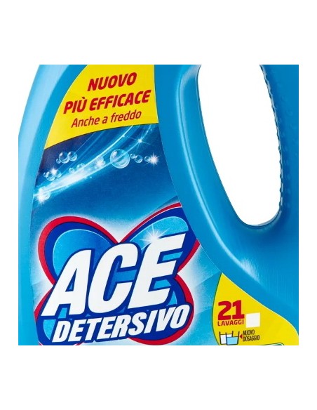 ace detersivo lavatrice liquido - 21 lavaggi - 1050ml - classico: tuttocasashop.live: prodotti per bucato e tessuti