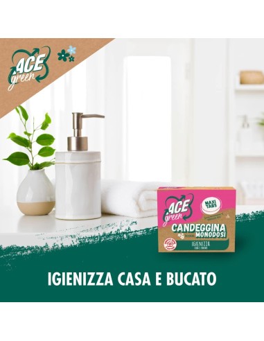 ace green candeggina profumata monodosi 14 tabs - igienizza casa e bucato: tuttocasashop.live: prodotti per bucato e tessuti