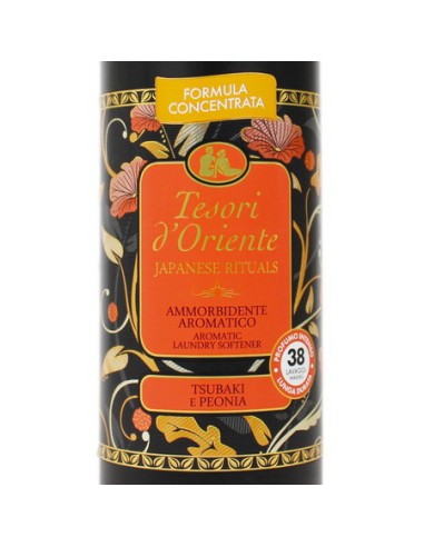 tesori d'oriente ammorbidente - 38 lavaggi 760ml - japanese tsubaki e peonia: tuttocasashop.live: prodotti per bucato e tessuti