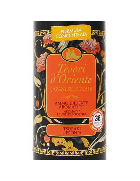 tesori d'oriente ammorbidente - 38 lavaggi 760ml - japanese tsubaki e peonia: tuttocasashop.live: prodotti per bucato e tessuti