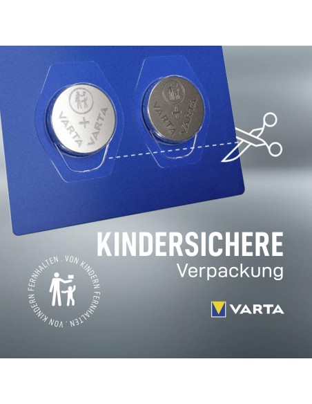 varta 2 pile bottone formato 2032 lithio per telecomadi auto e cancelli: tuttocasashop.live: altro - bazar