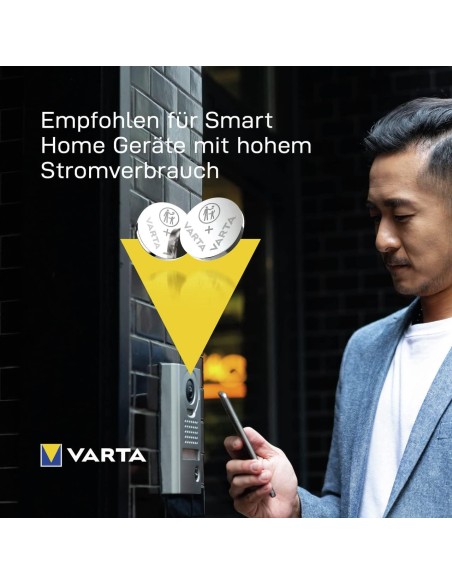 varta 2 pile bottone formato 2032 lithio per telecomadi auto e cancelli: tuttocasashop.live: altro - bazar