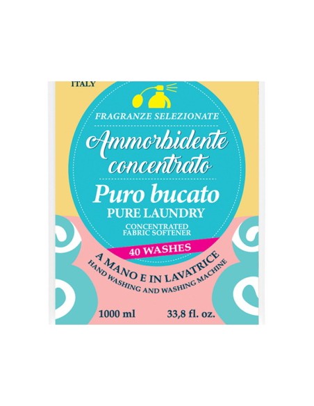 sweet home ammorbidente concentrato - 40 lavaggi - 1 litro - puro bucato: tuttocasashop.live: prodotti per bucato e tessuti