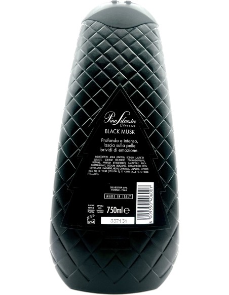 pino silvestre bagnoschiuma 750ml - black musk: tuttocasashop.live: igiene e cura della persona