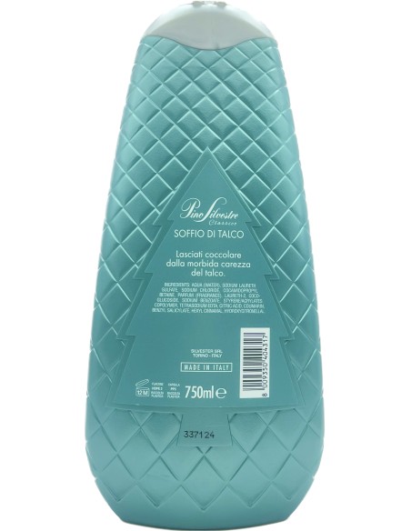 pino silvestre bagnoschiuma 750ml - soffio di talco: tuttocasashop.live: igiene e cura della persona