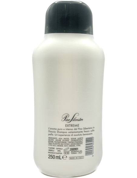 pino silvestre doccia shampoo - 250ml - extreme: tuttocasashop.live: igiene e cura della persona