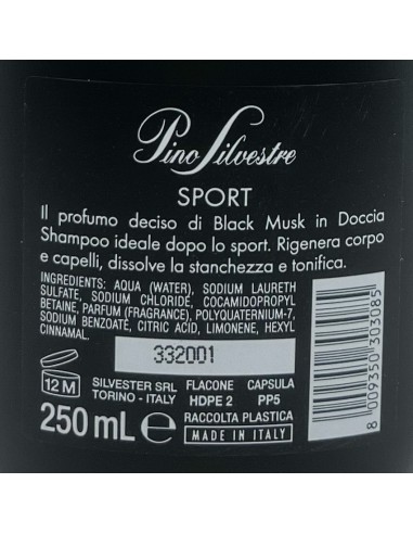pino silvestre doccia shampoo - 250ml - sport: tuttocasashop.live: igiene e cura della persona