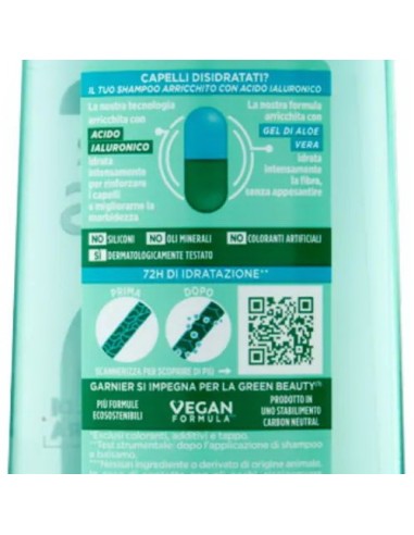 fructis shampoo - 250ml - aloe hydra bomb - idratante - idratazione 72h: tuttocasashop.live: igiene e cura della persona